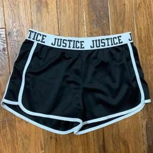 Justice athletic shorts size 14/16